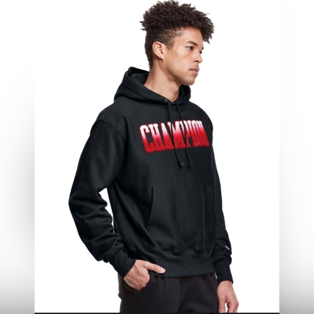 Champion Chenille Reverse Weave Pullover Mens Hoo… - image 2